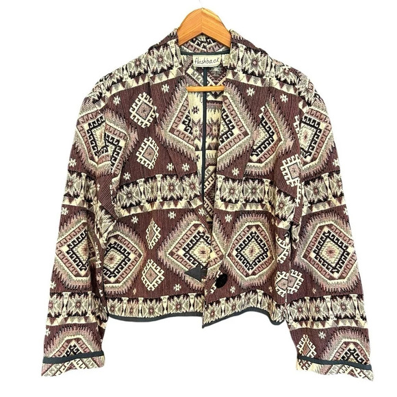 Jackets & Blazers - Flashback Santa Fe/ Southwestern vibe jacket in mint condition Sz. L